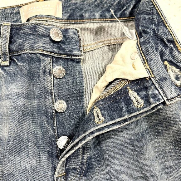 NWOT Everlane The Curvy 90's Cheeky Straight Jean in Vintage Mid Blue  - Size 25 - Picture 5 of 9